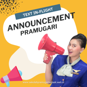 Announcement Pramugari